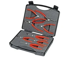 KNIPEX precizinių sąvaržų replių rinkinys, 8 vnt