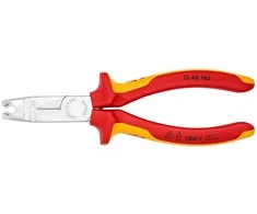 Kabelių nužievinimo replės D8-13mm + 1,5/2,5mm3 VDE, Knipex