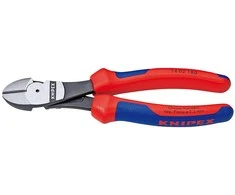 Žnyplės šoninio kirpimo 180mm, Power, Knipex