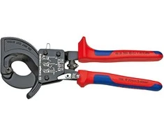 Kabelių kirpimo terkšlinės žirklės Ø32mm/240mm², Knipex