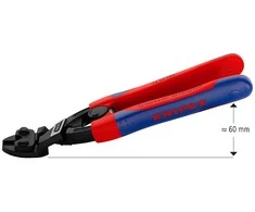 Žnyplės šoninio kirpimo 200mm D6mm, Knipex