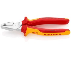 Kombinuotos didelės svertinės jėgos replės KNIPEX 0206, 180mm