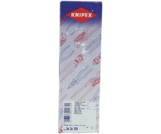 Smailianosės replės su šoniniu kirpimu lenktos VDE 200mm, Knipex