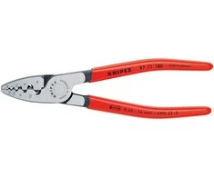 Laidų antgalių užspaudimo replės 0.25 - 16mm2, Knipex
