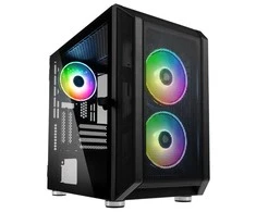 Kolink Citadel Mesh RGB Micro-ATX case – juodos spalvos