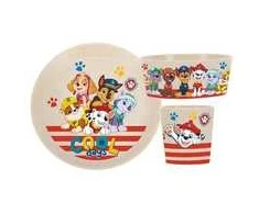 Koziol Ekologiškas vaikiškas vakarienės rinkinys CONNECT PAW PATROL
