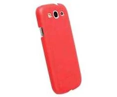 Dėklas Krusell Krusell BioCover - Beskyttelsescover til mobiltelefon - bio plastik - rød - for Samsung Galaxy S III