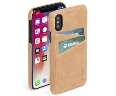 Krusell Sunne 2 Card dėklas Apple Apple iPhone XS Max vintage nude