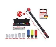 Dinamometrinis raktas, komplektas ERGOTORQUE 1/2´´ 20-200Nm, KS Tools