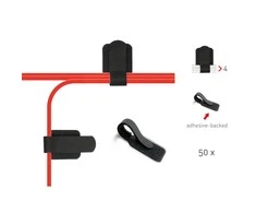 RAM Label The Cable Organizatorius ETIKETĖLĖKITE KABELĮ Velcro Juodas 50 vnt (PRO 3110)
