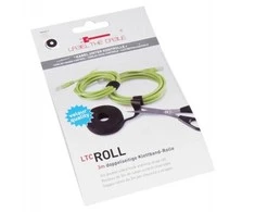 LABEL THE CABLE Dual Velcro Roll 3m - juodos spalvos
