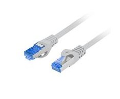 LANBERG patchcord cat.6A FTP LSZH CCA 10m pilkas