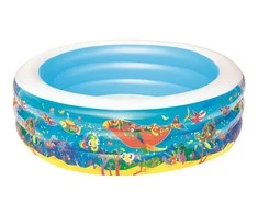 Pripučiamas apvalus baseinas vaikams Bestway, 196 x 53 cm