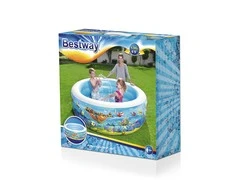 Pripučiamas apvalus baseinas vaikams Bestway, 196 x 53 cm