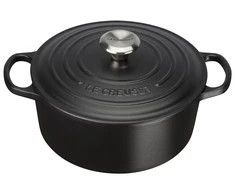 Puodas LeCreuset Signature 24 cm, juodas