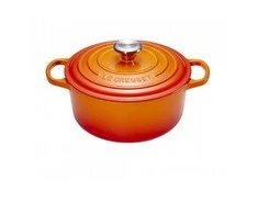 Virtuvės Indai - Le Creuset Signature Keptuvė 24cm Apvalus Ketaus Raudona
