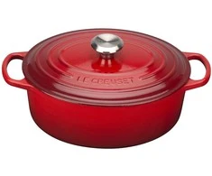 Puodas LeCreuset Signature 29 cm, raudonas