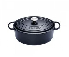 Le Creuset Bräter Signature oval 27cm juodas