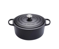 Puodas LeCreuset Signature 26 cm, juodas