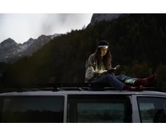 LED Lenser Ledlenser MH3 Juoda Ant galvos tvirtinamas žibintuvėlis LED