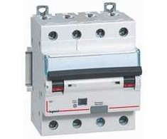 Legrand Kombinuotas jungiklis DX3 Automatinis saugiklis/HPFI C 10A 30mA 4P 6/10kA A tipo