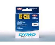 Juostelė DYMO D1 9mm x 7m, juoda ant geltono / S0720730 40918