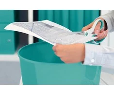 Žirklės 20,5cm universalios LEITZ WOW Titanium, ledo mėlynos spalvos