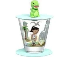 Leonardo Szklanka su pokrywą i spodkiem 215ml dinozaur BAMBINI AVVENTURA -