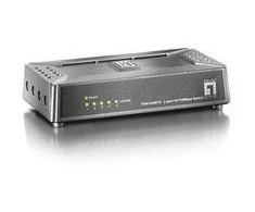 Šakotuvas Level One LevelOne FSW-0508TX tinklo komutatorius Ne-valdomas Fast Ethernet (10/100) Juoda, Pilka