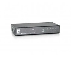 Šakotuvas Level One LevelOne GEU-0822 tinklo komutatorius Ne-valdomas Gigabit Ethernet (10/100/1000) Juoda