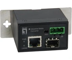 Šakotuvas Level One Carruzzo LevelOne IEC-4000 tinklo medijos keitiklis 100 Mbit/ai Juoda