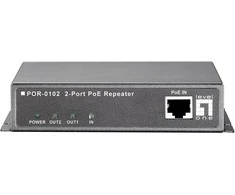 LevelOne LEVEL ONE POR-0102 Power over Ethernet PoE Extender šviesolaidinis keitiklis - 552014