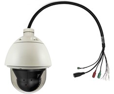 Level One LevelOne HUBBLE PTZ Dome IP Network Camera - 2-Megapixel - 30X Optical Zoom - Indoor/Outdoor - two-way audio - 802.3at PoE - IP security camera - Outdoor - Wired - CE - FCC - ONVIF - IP67 - IK09 - NEMA 4X - Dome - Wall