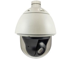 Level One LevelOne HUBBLE PTZ Dome IP Network Camera - 2-Megapixel - 30X Optical Zoom - Indoor/Outdoor - two-way audio - 802.3at PoE - IP security camera - Outdoor - Wired - CE - FCC - ONVIF - IP67 - IK09 - NEMA 4X - Dome - Wall