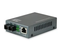 Šakotuvas Level One Šviesolaidinis keitiklis LevelOne Media Converter FVT- 1106 RJ45 > SC SM 120km
