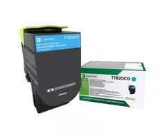 Lexmark 2,3K 2,3K grąžinimo programa (CS/CX317,417,517) | Tonerio kasetė | Žydra spalva