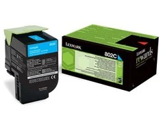 Lexmark 802C kasetė, žalsvai mėlyna