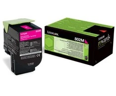 Lexmark return (80C20M0, 802M), purpurinė kasetė