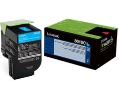 Lexmark 80C2SC0 | 802SCE mėlynos spalvos standartinės našumo korporacinė kasetė (2k) | Kasetė | Žydra spalva