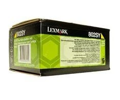 Lexmark 80C2SY0 | 802SYE Geltona standartinė našumo korporacinė kasetė (2k) | Kasetė | Geltona