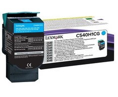 Lexmark C540H1CG kasetė, žalsvai mėlyna, 2000 puslapių
