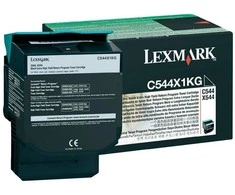 Lexmark C544X1KG Cartridge, Juodas, 6000 pages