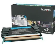 Lexmark C736H1CG kasetė, žalsvai mėlyna, 10 000 puslapių