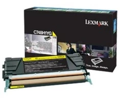 Lexmark C748H3YG kasetė, Geltona, 10000 puslapių
