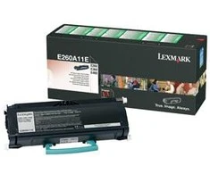 Lexmark E260A11E Cartridge, Juodas, 3500 pages