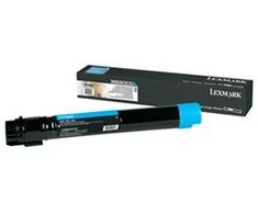 Lexmark X950X2CG | X95x Cyan Extra High Yield dažų kasetė (22K) | Kasetė | Žydra spalva