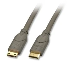 HDMI kabelis - LINDY Mini HDMI į Mini HDMI 0.5m 4K 30Hz auksu padengtas