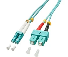 Lindy Pluoštinis Laidas - LC/SC OM3 10m 50/125µm Multimode