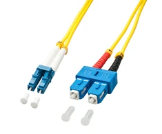 Lindy Pluoštinis Laidas - LC/SC 1m 9/125µm Vien režimas 3mm OD LS0H