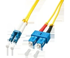 Lindy Pluoštinis Laidas - LC/SC 10m 9/125µm Vien režimas LS0H